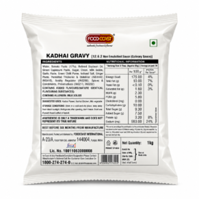 Foodcoast Kadhai Gravy 1kg Pack