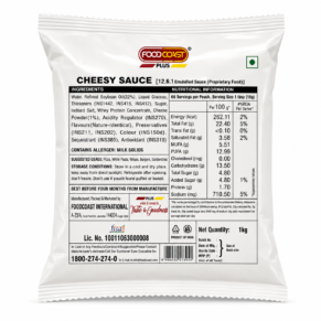Foodcoast Cheese Sauce Plus 1kg Pack