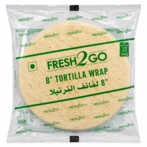 Fresh2Go 8 Inch Frozen Tortilla Wrap Pack