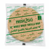 Fresh2Go 10 Inch Whole Wheat Frozen Tortilla Wrap Pack