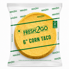 Fresh2Go Corn Taco Shells 24 Pieces Frozen Pack