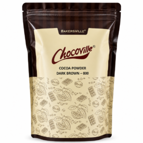 Chocoville Cocoa Powder Dark Brown 800 1kg Pack