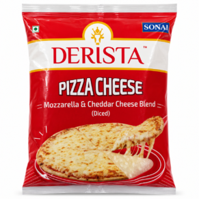 Derista Mozzarella Blend Cheese Diced 2kg Pack