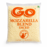 Go Mozzarella Blend Cheese Diced 2kg Pack