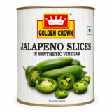Golden Crown Jalapeño Slices 3kg Can
