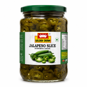 Golden Crown Jalapeño Slices 680g Glass Bottle
