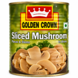 Golden Crown Sliced Mushrooms 800g Can
