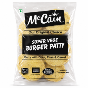 McCain Super Veg Burger Patty 1.2kg Frozen Pack