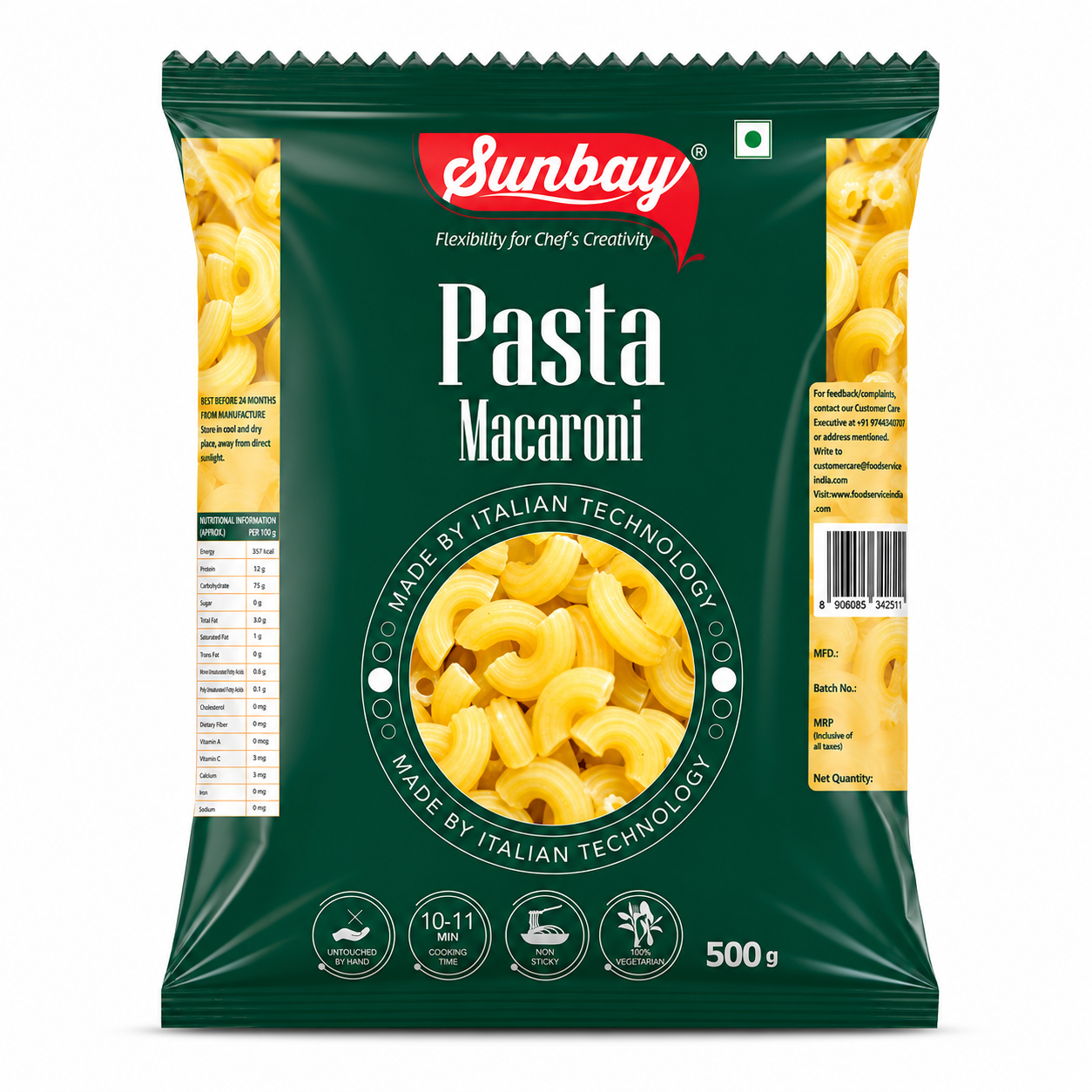 Sunbay Elbow Pasta 500g Pack