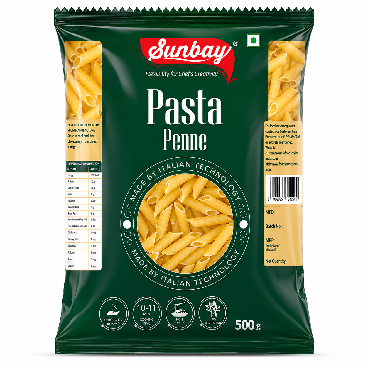 Sunbay Penne Pasta 500g Pack